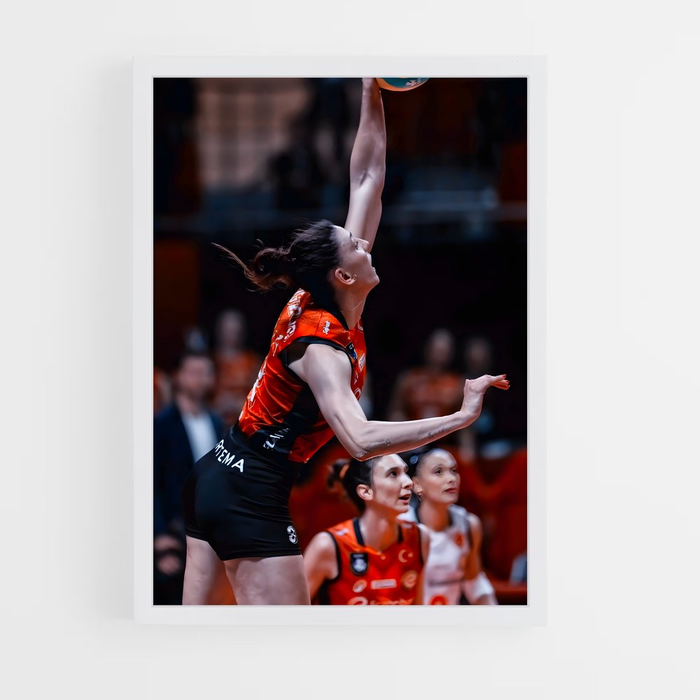 Poster Énergie de Tijana – affiche Volleyball (vue 3)